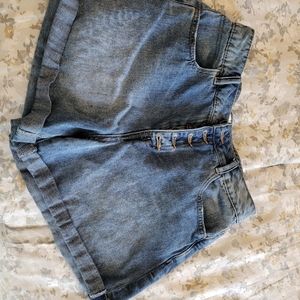 High Waisted Jean Shorts